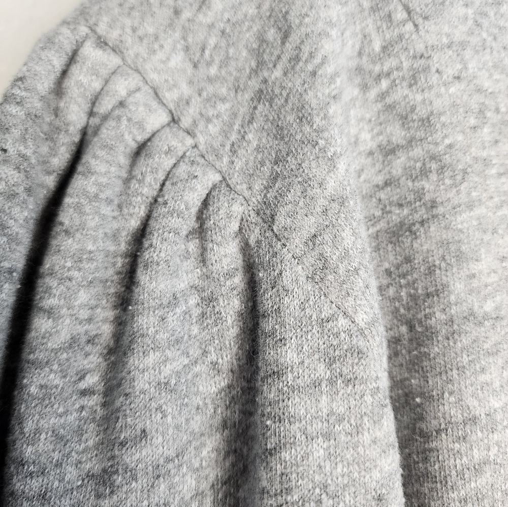 1980s Norma Kamali Vintage Gray Sweatshirt Jacket Size L and Skirt SIze M - Picture 5 of 16